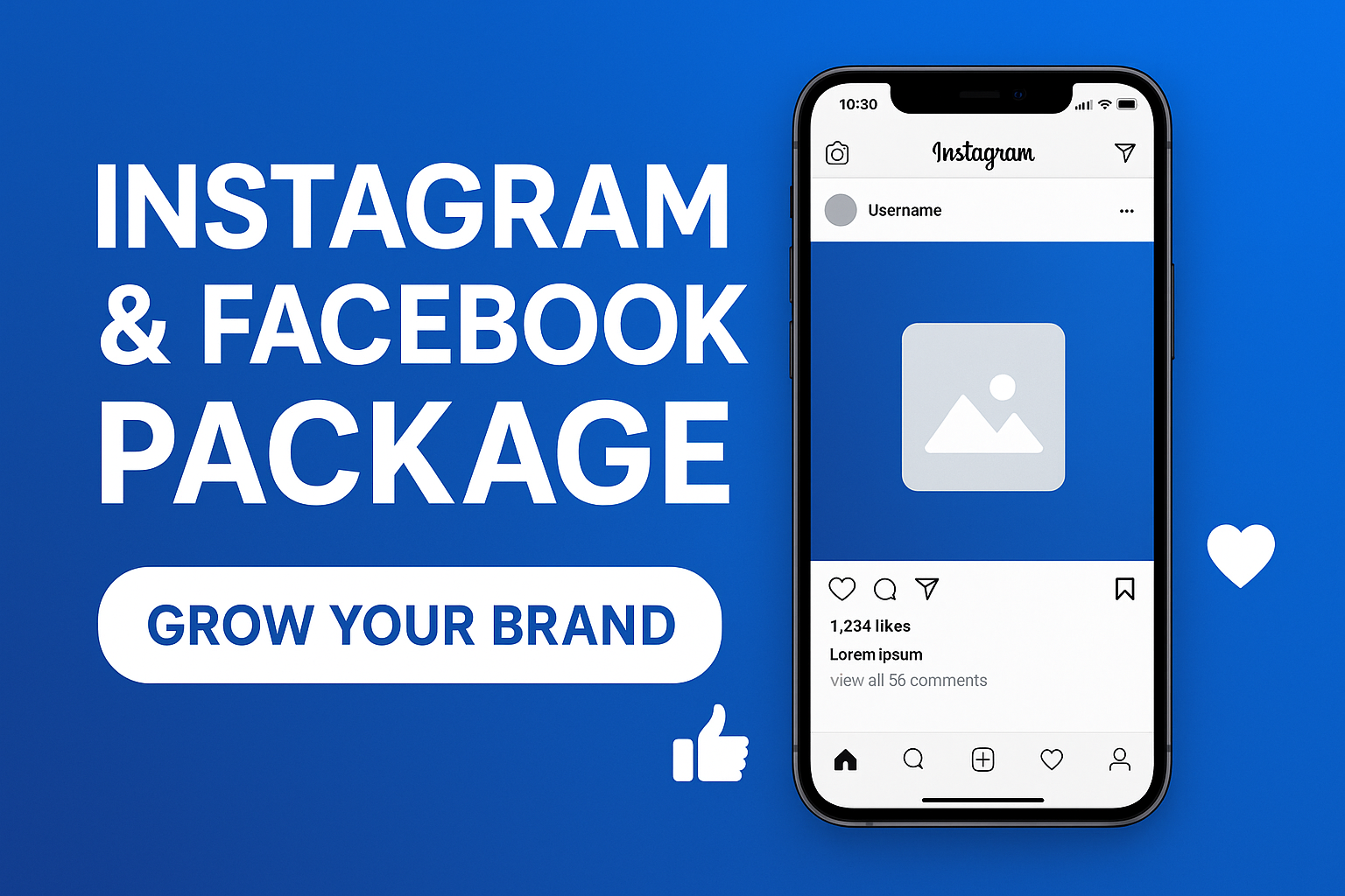 Facebook and instagram